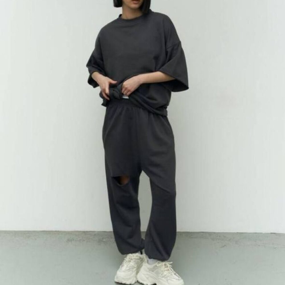 Ava Jogger in Anthracite